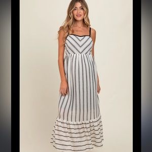 NWT Crochet Knit Maxi Dress
